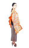 Batik Arrow Long Scarf Silk