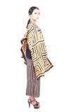 Batik Arrow Long Scarf Silk